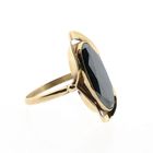 Afbeelding 5 van Gouden ring met hematiet