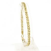 Golden fantasy link bracelet | 22.5 cm