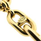 Image 7 of Two-tone gold anchor link necklace; RIZIT