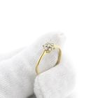 Image 9 of 18-karat gold subtle entourage ring with 0.11 ct. diamond | Sade İş