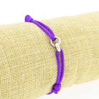 Image 7 of Forever Knots® Handmade Purple Satin Bracelet