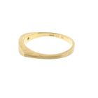Image 7 of Golden men's pinky ring set with diamond; 0.02 ct.