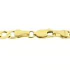 Image 5 of Gold flat gourmet link chain | 60.5 cm