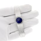 Image 10 of Chopard Geneva Cocktail Watch; Vintage 18k white gold women's watch with a Lapis Lazuli dial