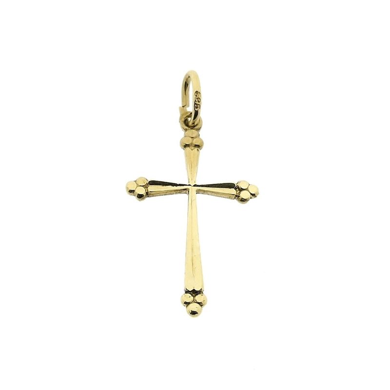 Image 1 of Gold pendant of a cross