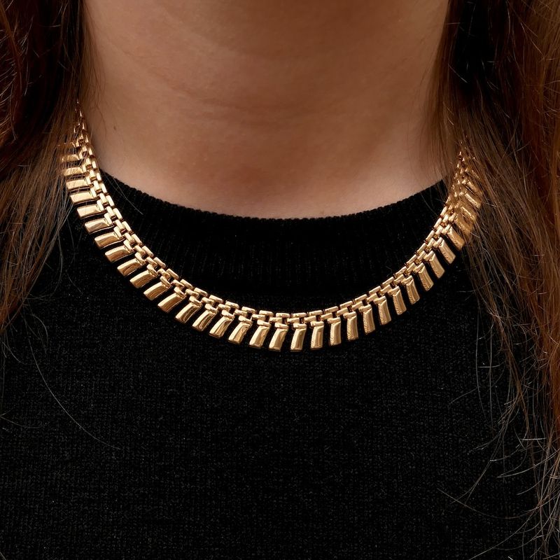 Image 1 of Gold Cleopatra necklace