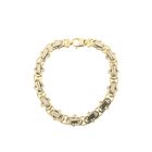 Image 3 of Two-tone gold fantasy link bracelet | 21 cm