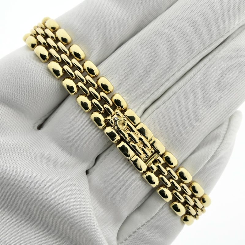 Image 6 of Chopard Happy Diamonds 4101 1; 18k gold women's watch with diamonds