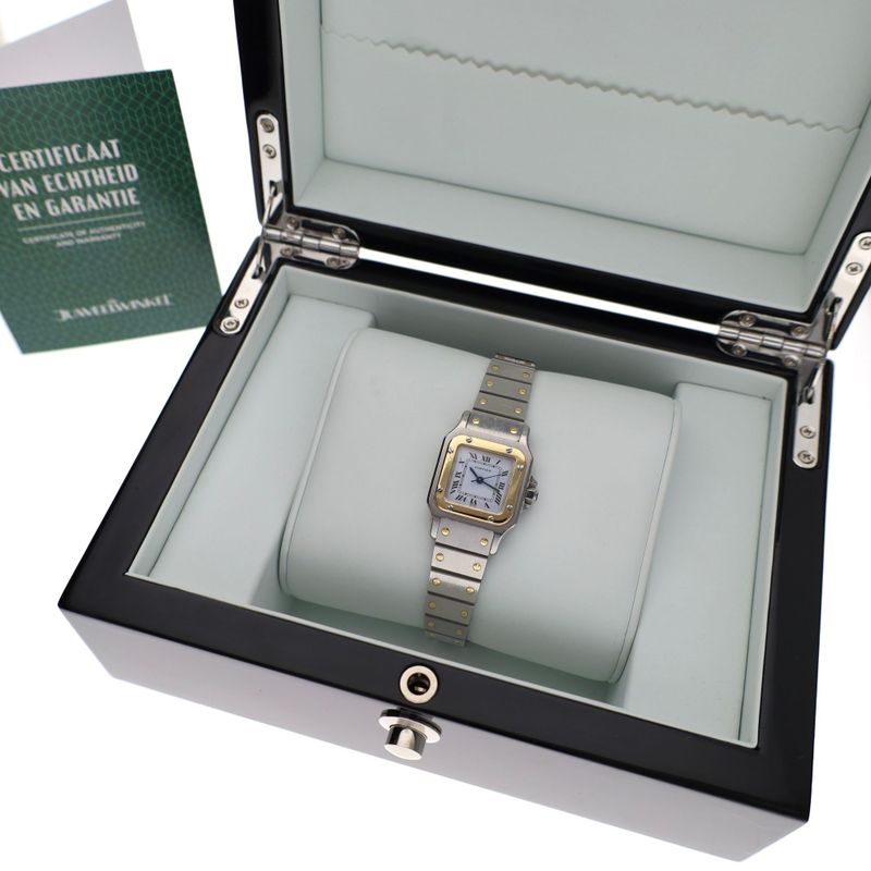 Image 2 of Cartier Santos Ladies 24mm 0902; Automatic Ladies Watch