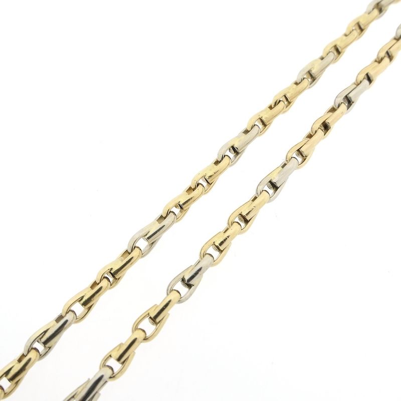 Image 6 of Two-tone gold fantasy link necklace