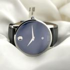 Image 10 of Movado Museum Classic; Automatic men's watch with blue dial; 0607565