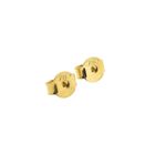 Image 7 of Gold solitaire stud earrings with diamonds; 0.12 ct.