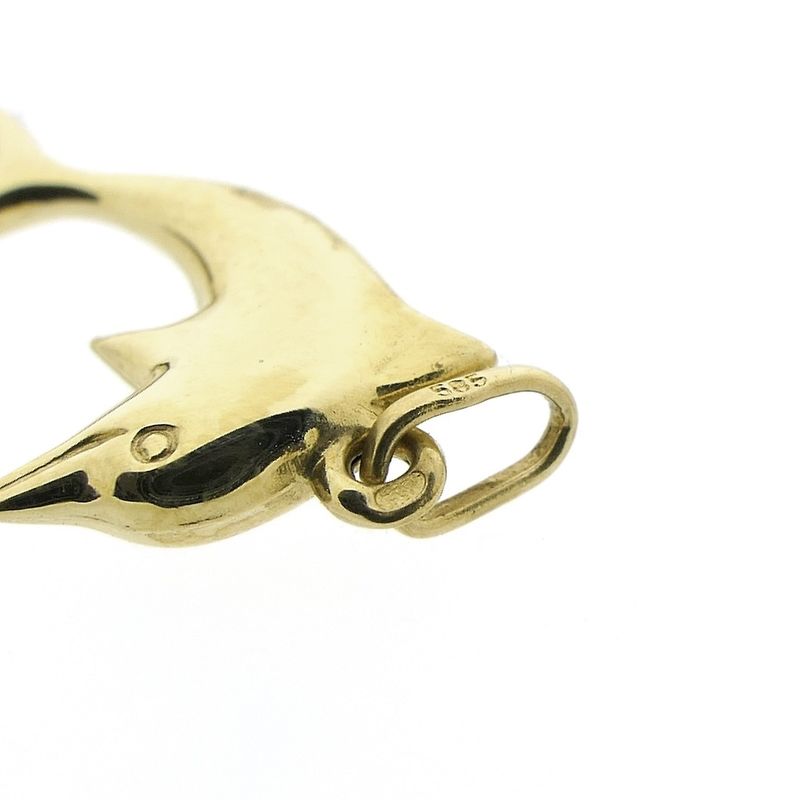 Image 7 of Golden dolphin pendant
