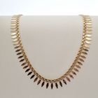 Image 1 of Gold women's necklace; Vintage | 45 cm