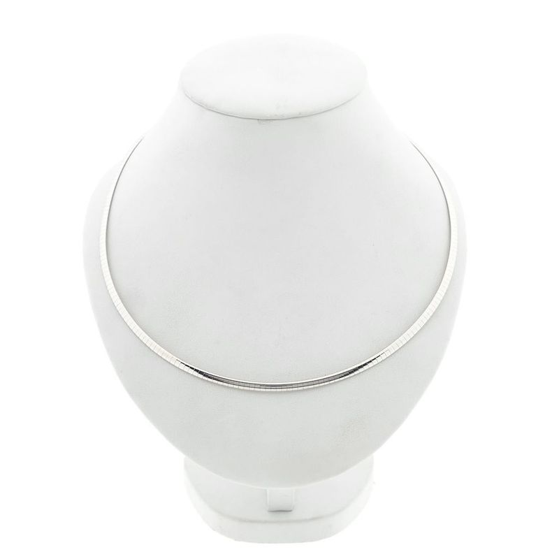 Image 7 of Bicolor gold omega link necklace; Dancangelo