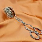 Image 3 of Silver cookie tongs; Old Dutch; Vintage