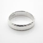 Image 4 of Silver ring with facets