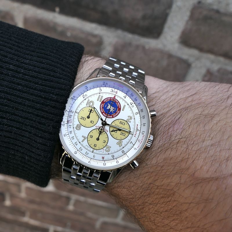 Image 13 of Breitling Navitimer Topgun Limited Edition D30022; Automatic Chronograph Men's Watch