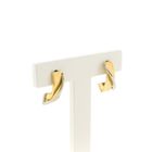 Image 3 of Two-tone gold stud earrings