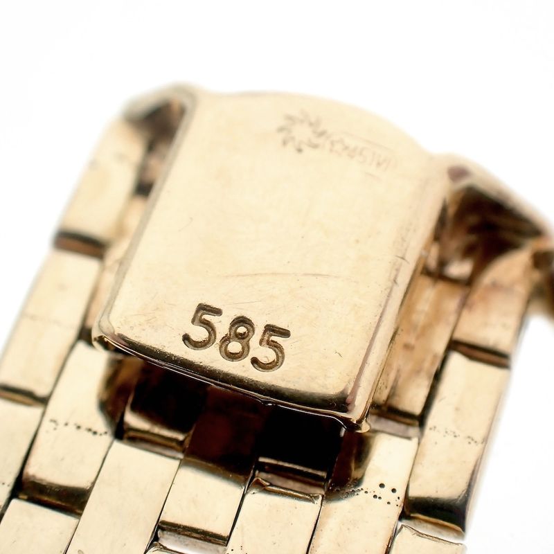 Image 9 of Vintage gold panther link bracelet