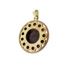 Image 6 of Vintage gold pendant with garnet