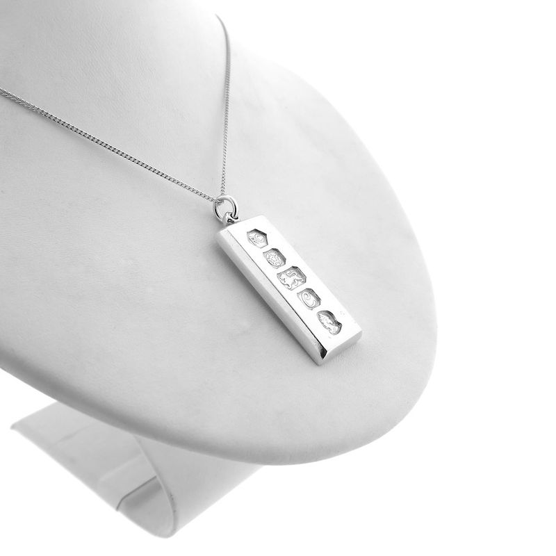 Image 8 of Silver pendant made of a silver bar
