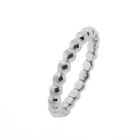 Image 1 of White gold sliding ring with balls