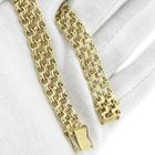 Image 9 of Gold double Prince of Wales link bracelet