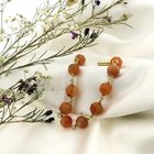 Image 7 of Gold bracelet with carnelian
