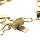 Image 7 of Gold wide gourmet link bracelet