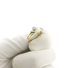 Image 9 of Two-tone gold solitaire ring with zirconia