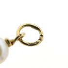 Image 4 of 18 carat gold pendant with ruby ​​and pearl; fish