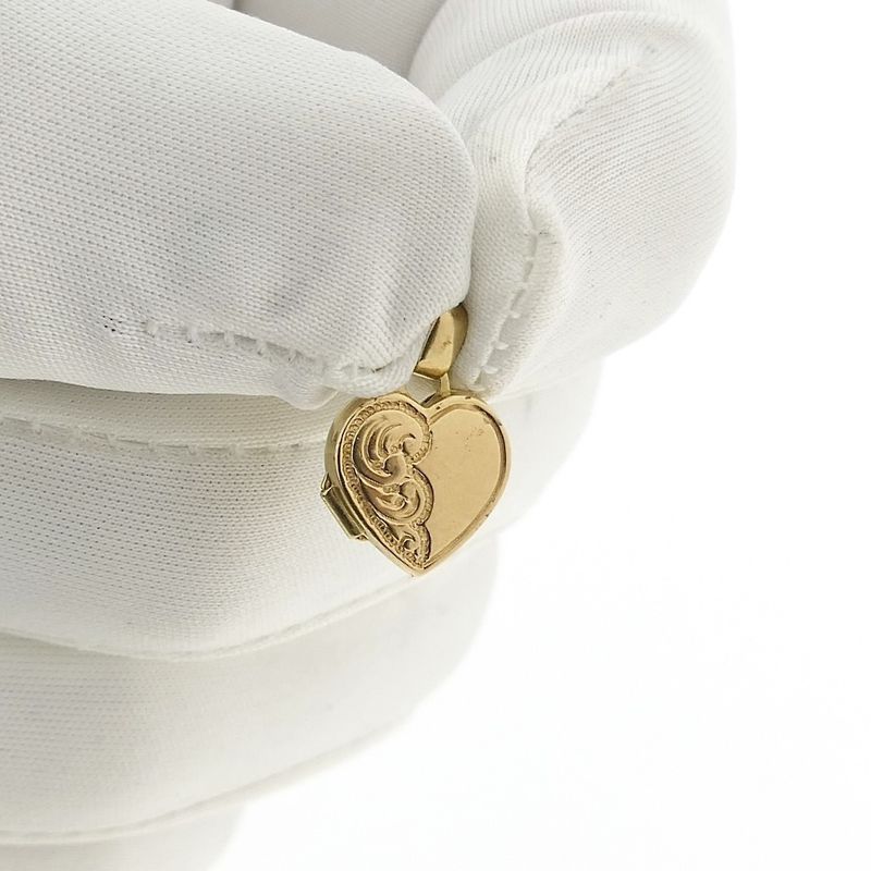 Image 14 of Vintage gold locket pendant