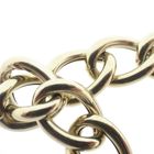 Image 4 of Gold wide gourmet link bracelet.