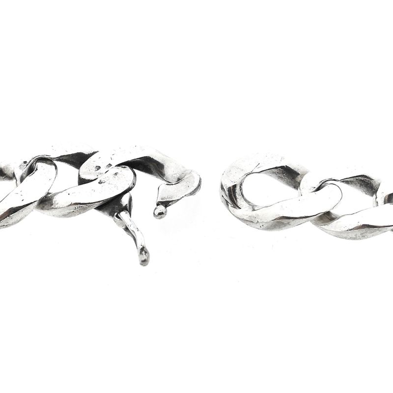 Image 4 of Solid Silver Gourmet Link Bracelet.
