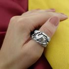 Image 8 of Robust silver ring with elephant