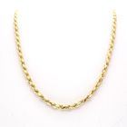 Image 1 of Gold twisted link chain | 46 cm