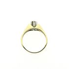 Image 5 of Gold solitaire ring with diamond 0.07 ct.
