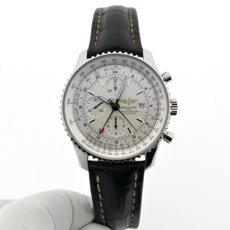 Image 20 of Breitling Navitimer World GMT A24322; Automatic men's watch
