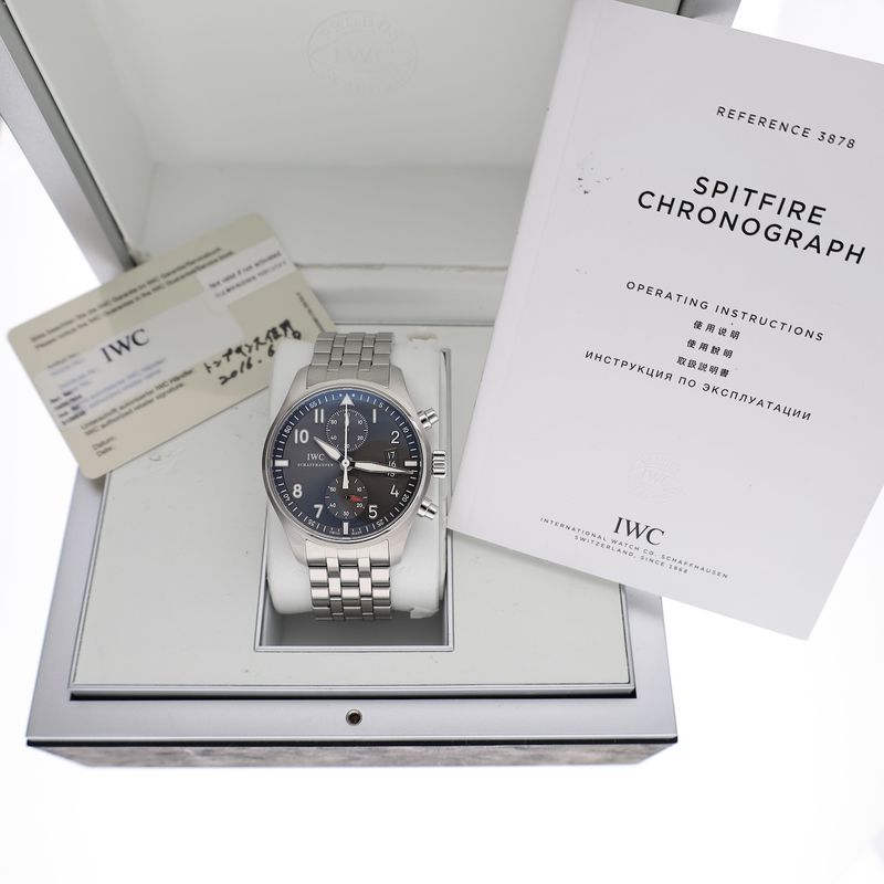 Image 13 of IWC Spitfire Chronograph IW3878-04; Automatic men's watch