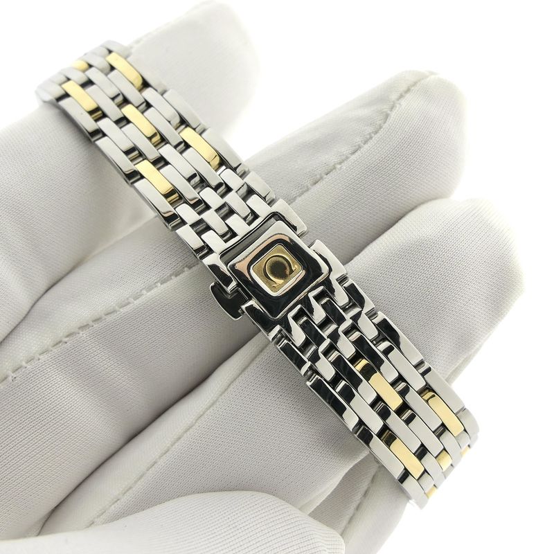 Image 10 of Omega De Ville Prestige; 18k gold/steel women's watch