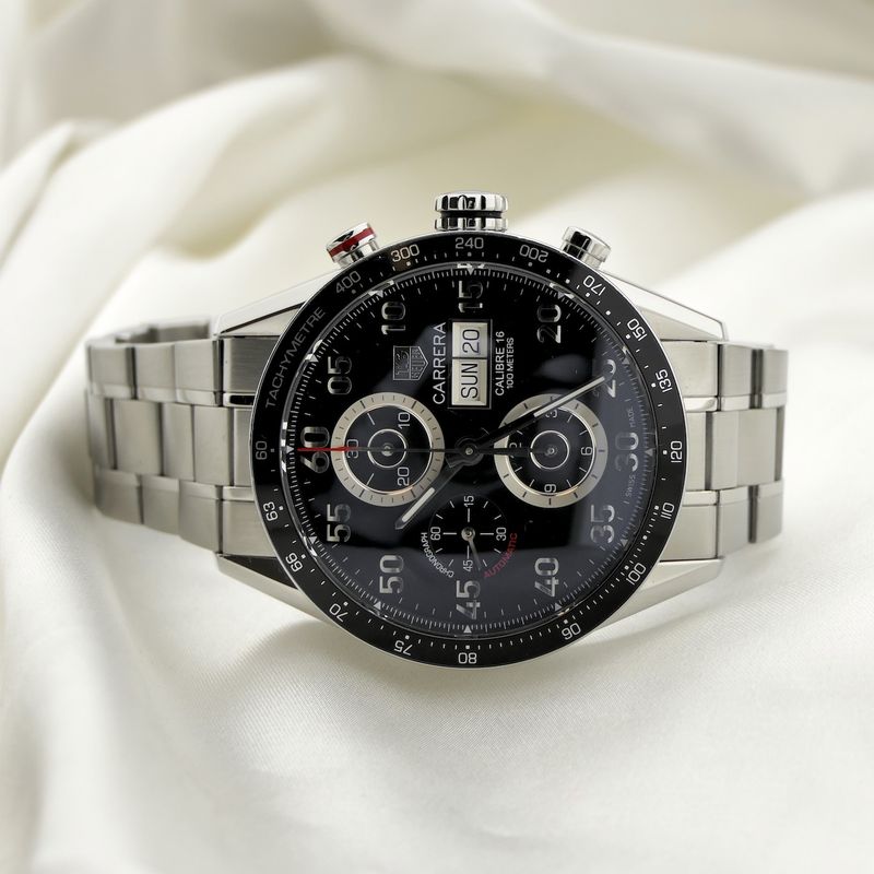 Image 11 of TAG Heuer Carrera Calibre 16 CV2A10; Chronograph men's watch