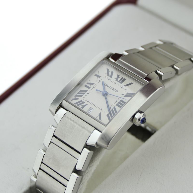 Image 17 of Cartier Tank Française 2302; Automatic unisex watch