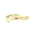 Image 4 of Gold abstract pendant with zirconia