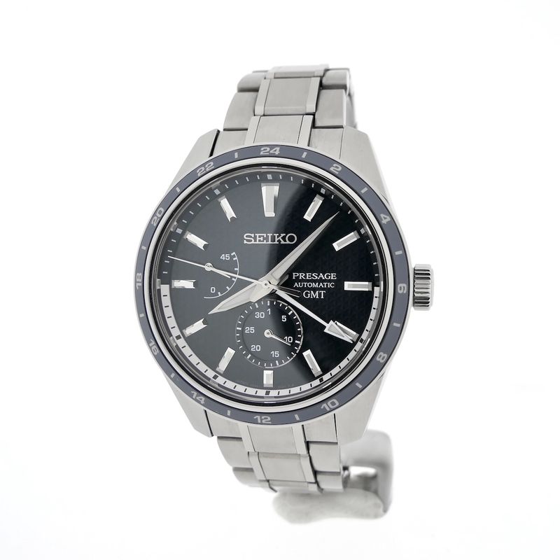 Image 29 of Seiko Presage Sharp Edged Ao-Fuji GMT Limited Edition SPB303J1; Automatic men's watch