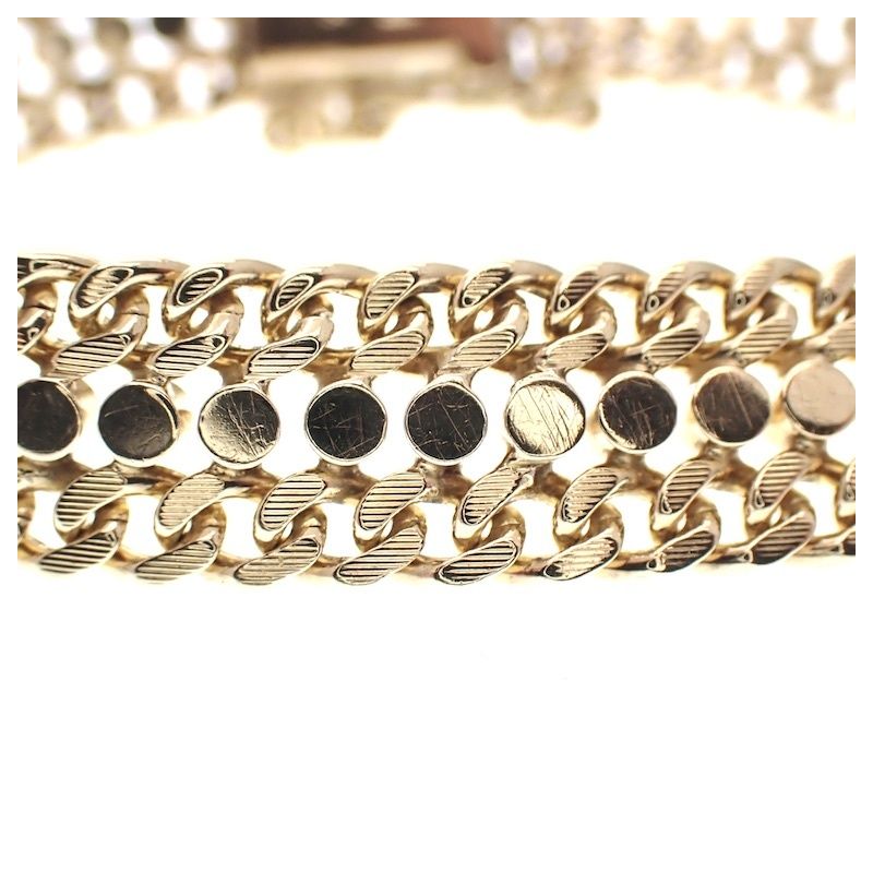 Image 5 of 8-karat fantasy link bracelet | 19.5 cm