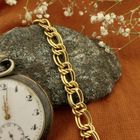 Image 2 of Gold flat Prince of Wales link bracelet