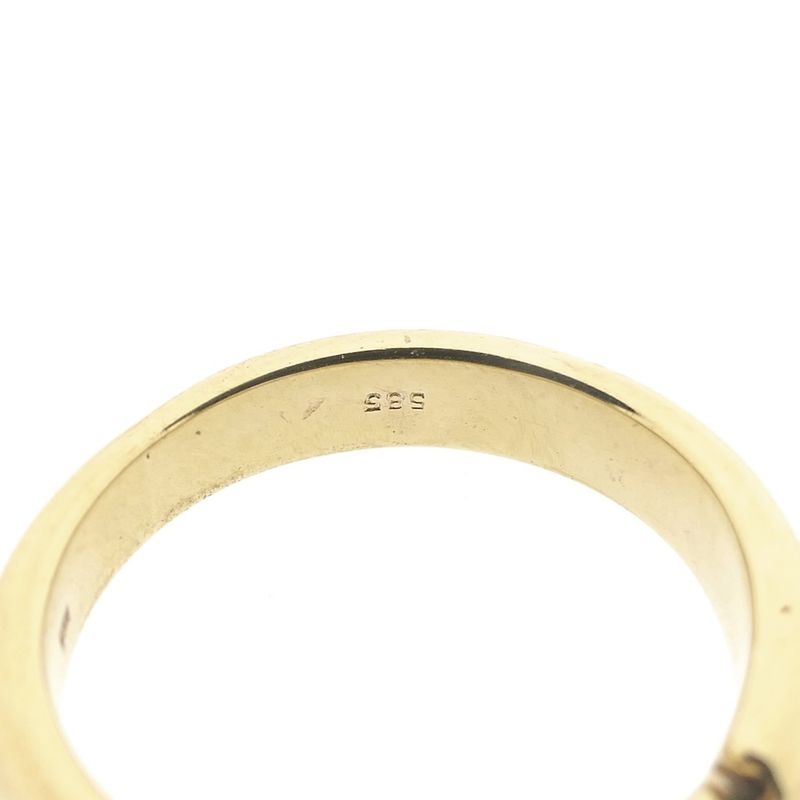 Image 8 of Gold (wedding) ring with diamond | 0.12 ct.