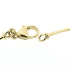 Image 8 of Gold necklace with onyx and diamonds; 0.03 ct.