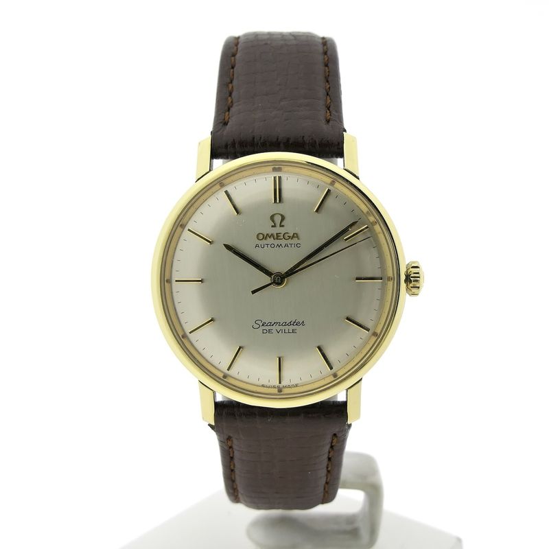 Image 1 of Omega Seamaster Deville 136.020; Vintage 14k. gold cap watch